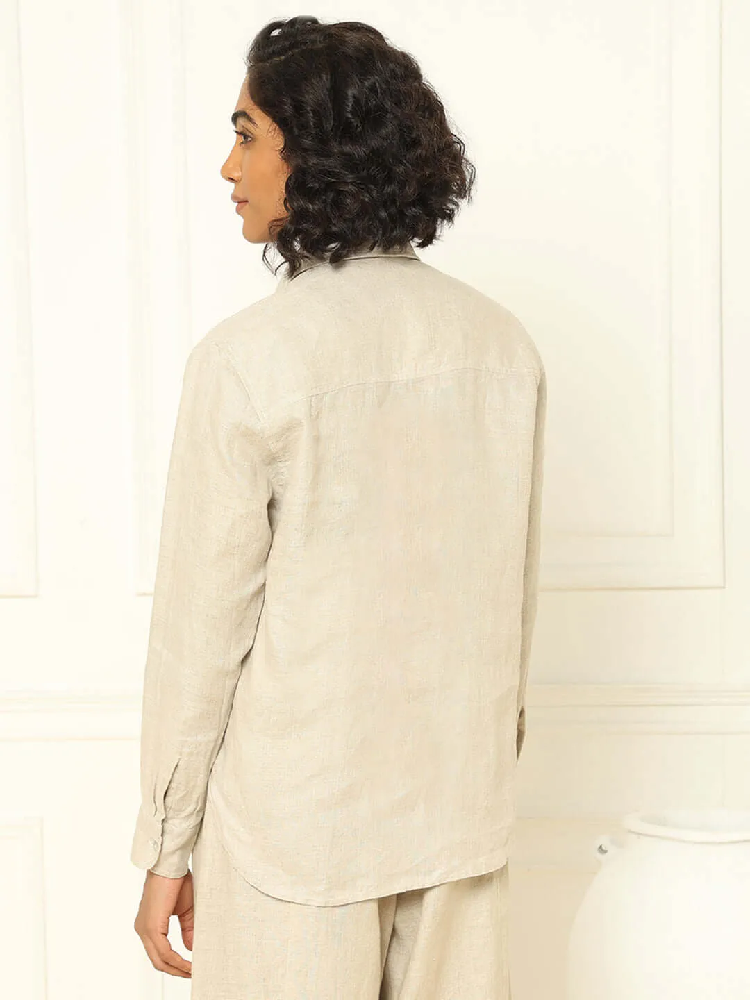 Linen Shirt Beige