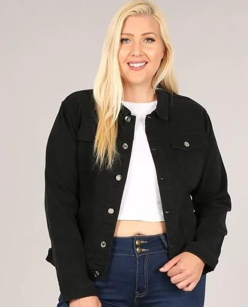 Lisa Black Jean Jacket