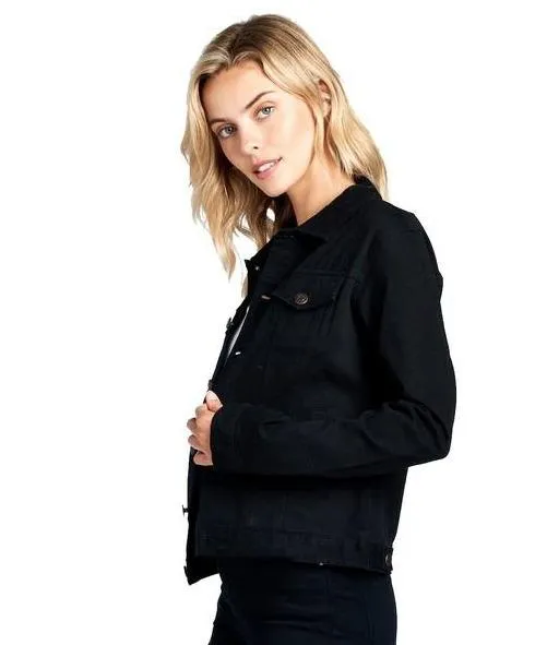 Lisa Black Jean Jacket