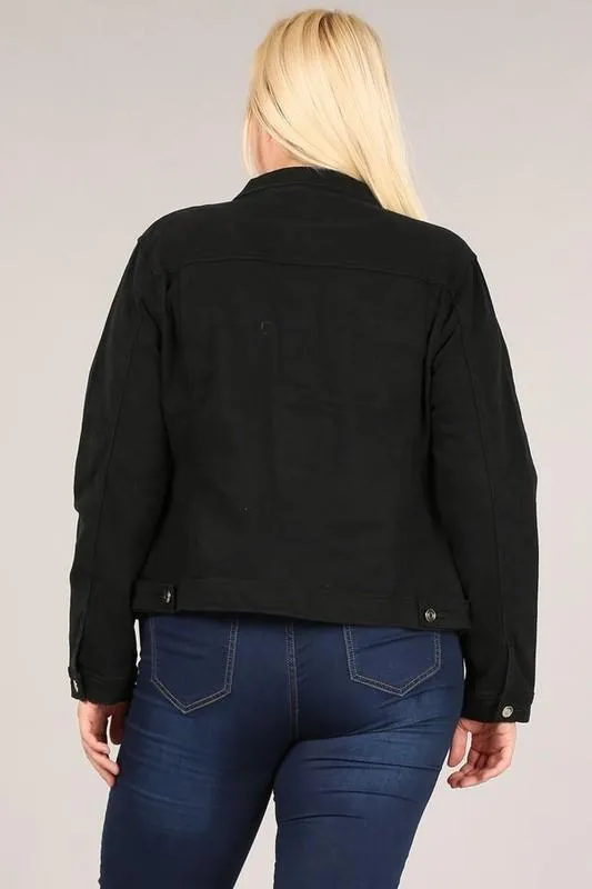 Lisa Black Jean Jacket