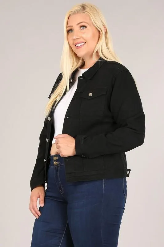 Lisa Black Jean Jacket