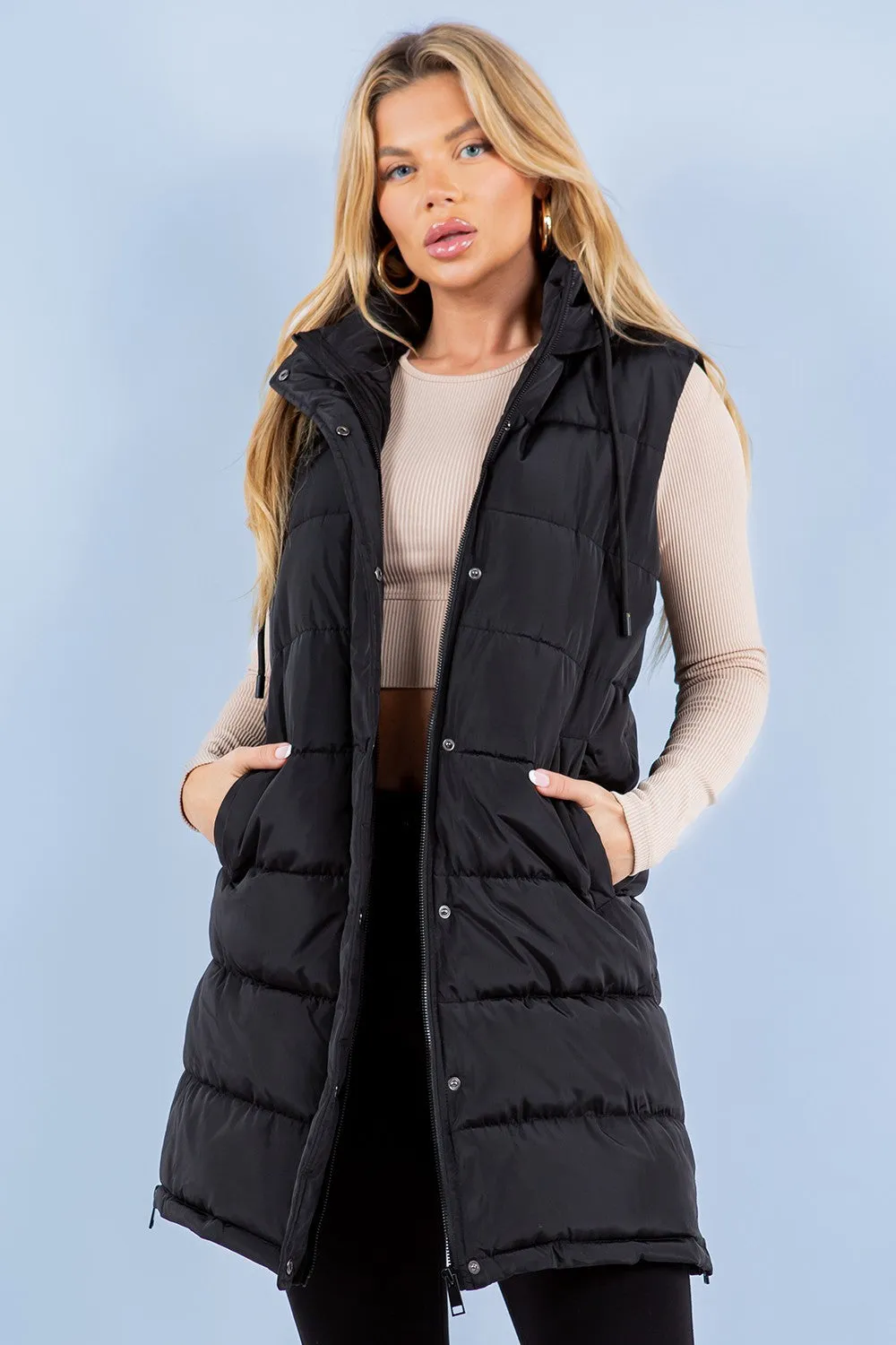 Long Puffer Vest