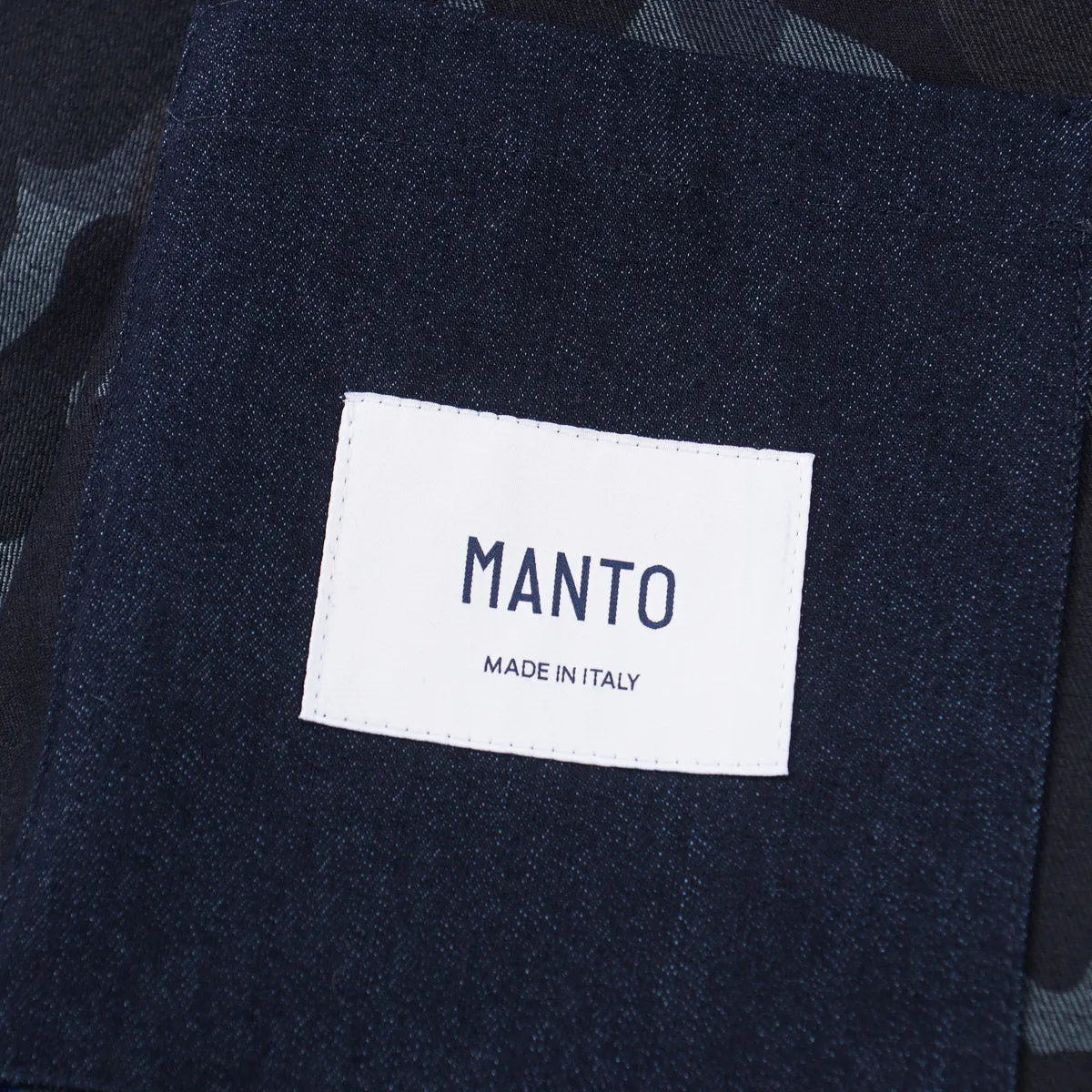 Manto Zip-Front Stretch Denim Jacket