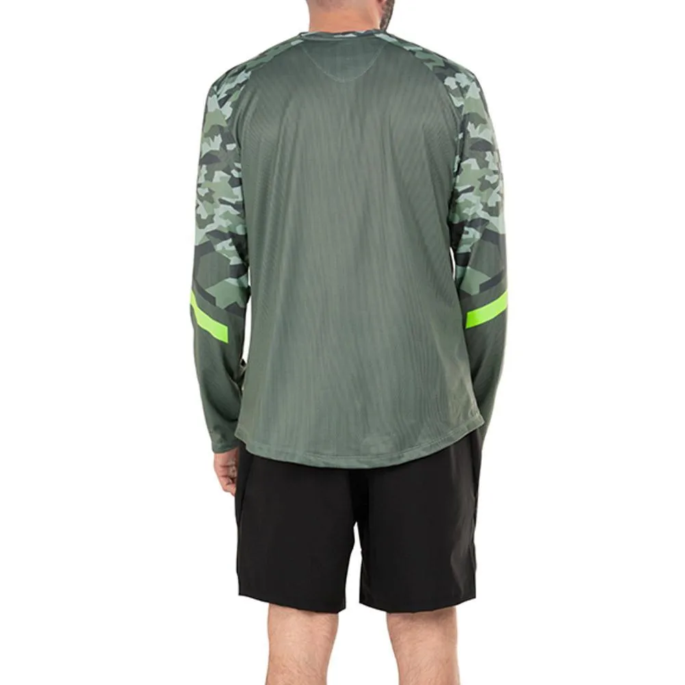 Men's Urban Camo Long Sleeve Tennis Top