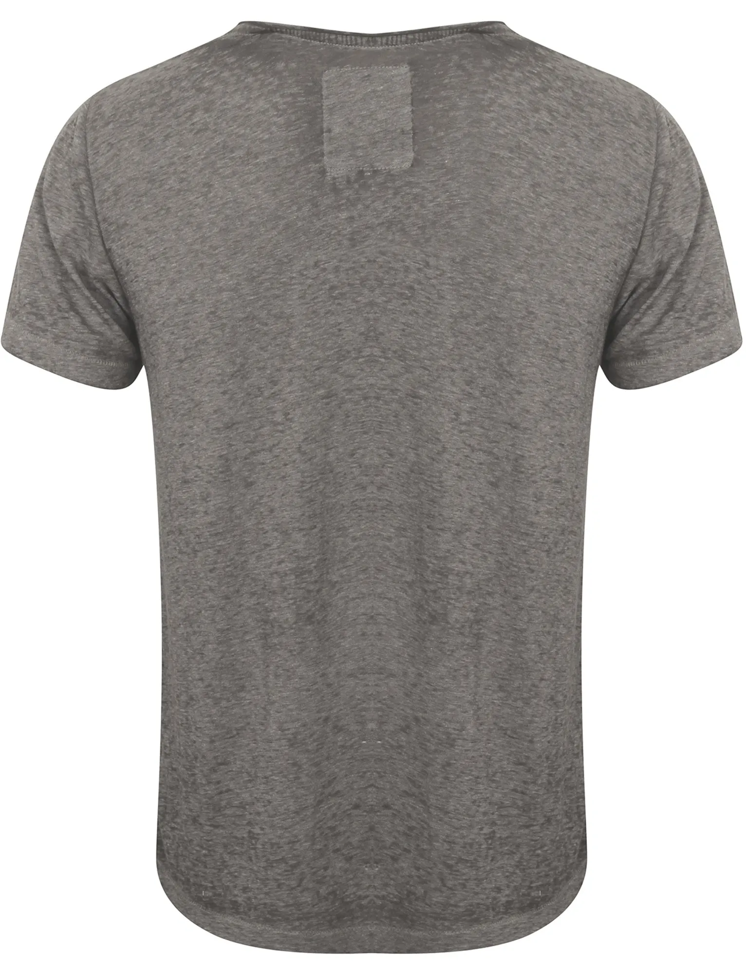 Milburn Burnout Motif T-Shirt in Raven Grey - Dissident