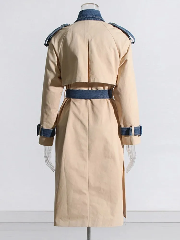 Minya Denim Trench Coat