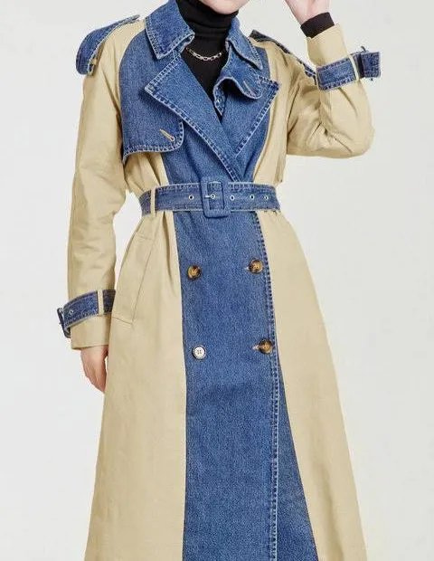 Minya Denim Trench Coat