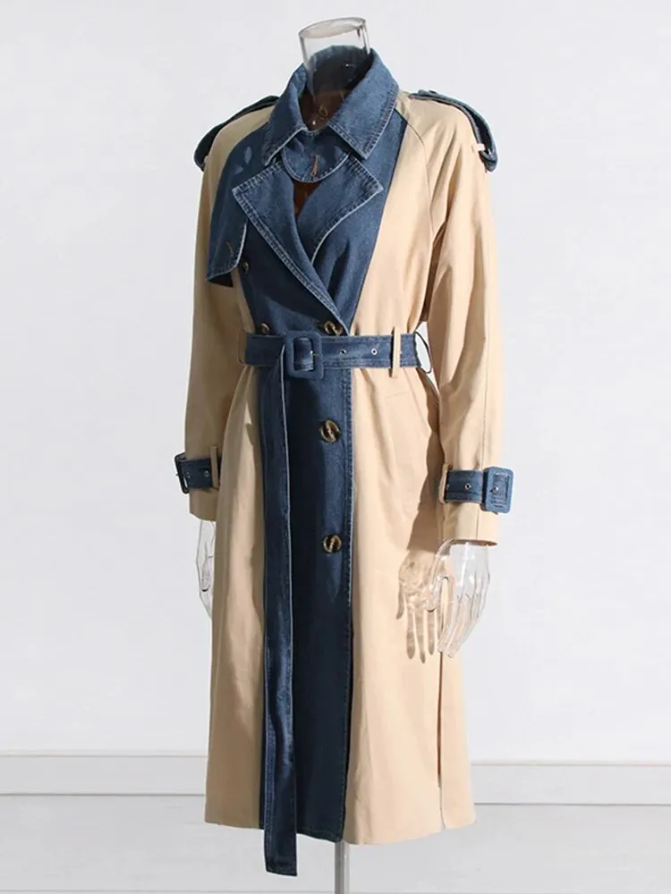 Minya Denim Trench Coat