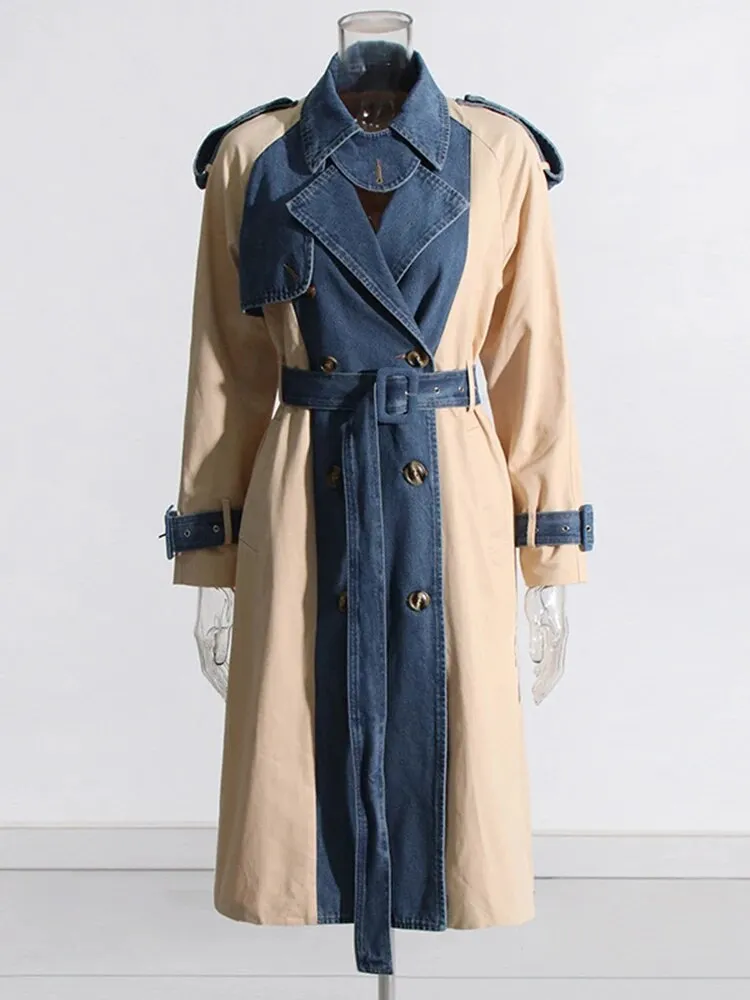 Minya Denim Trench Coat