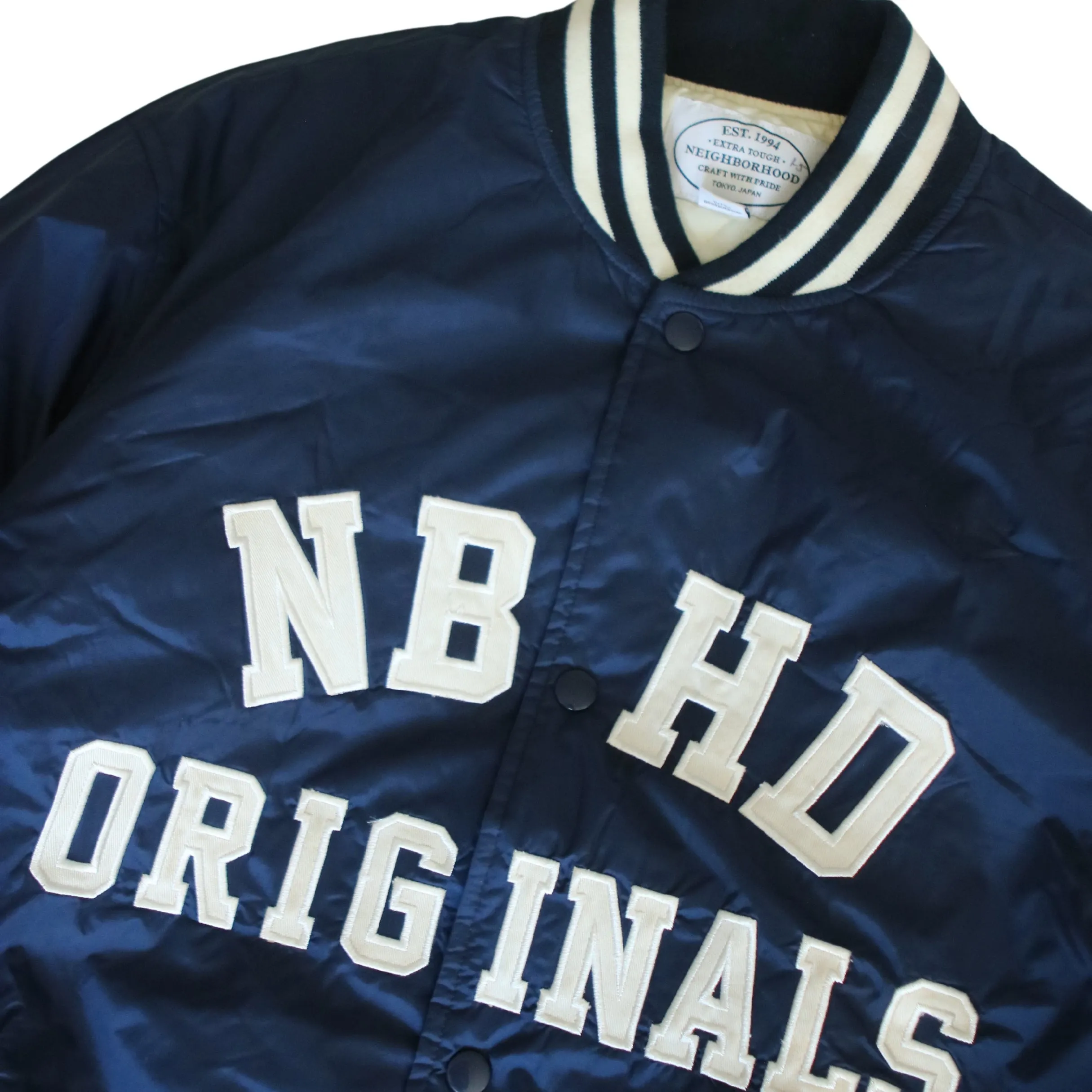 NEIGHBOURHOOD ORGINALS  VARSITY JACKET - L