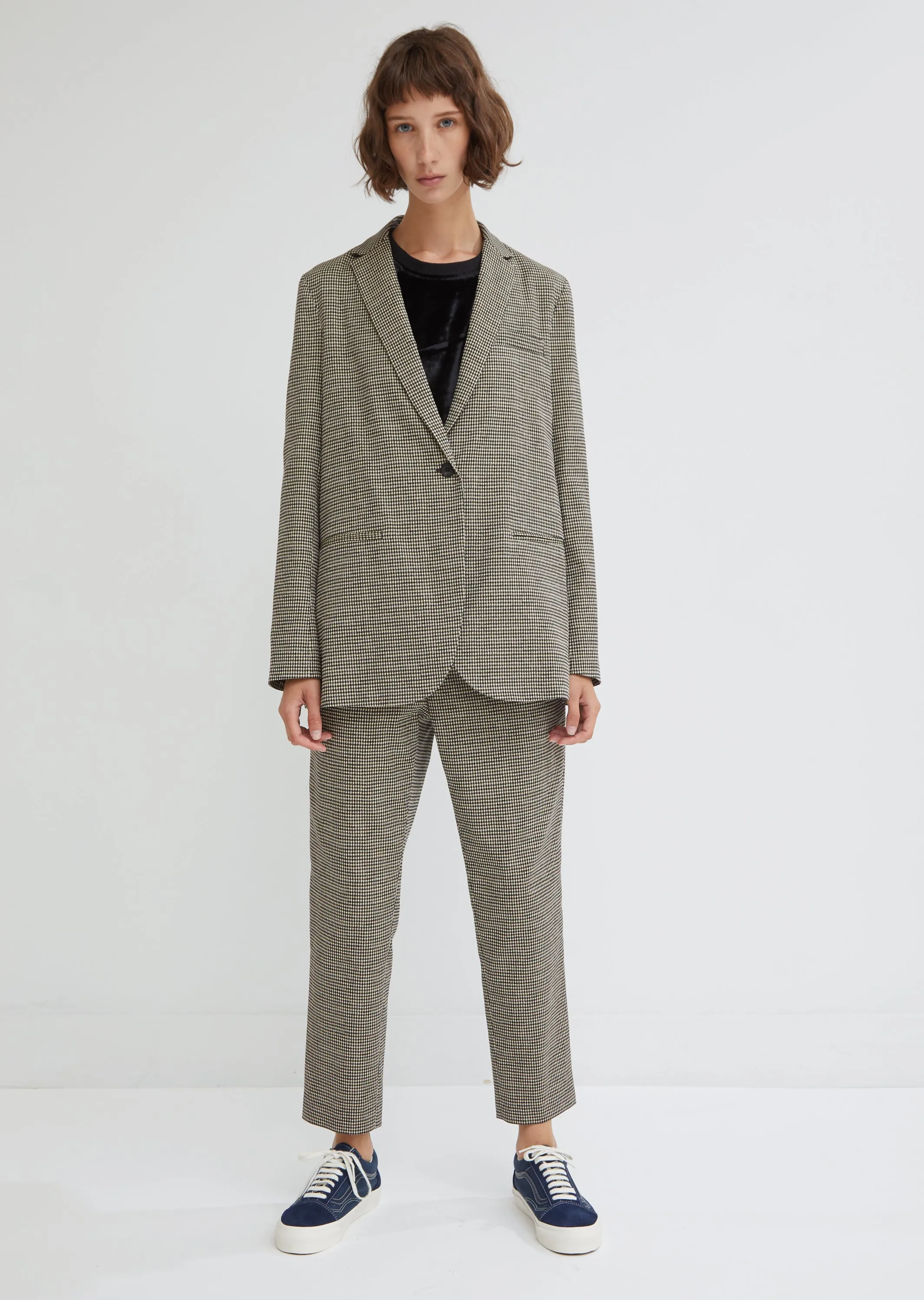 New Swing Houndstooth Blazer