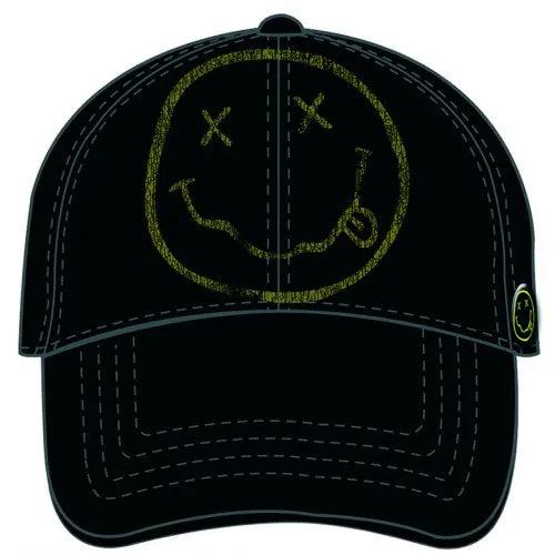 NIRVANA BASEBALL CAP: SMILEY