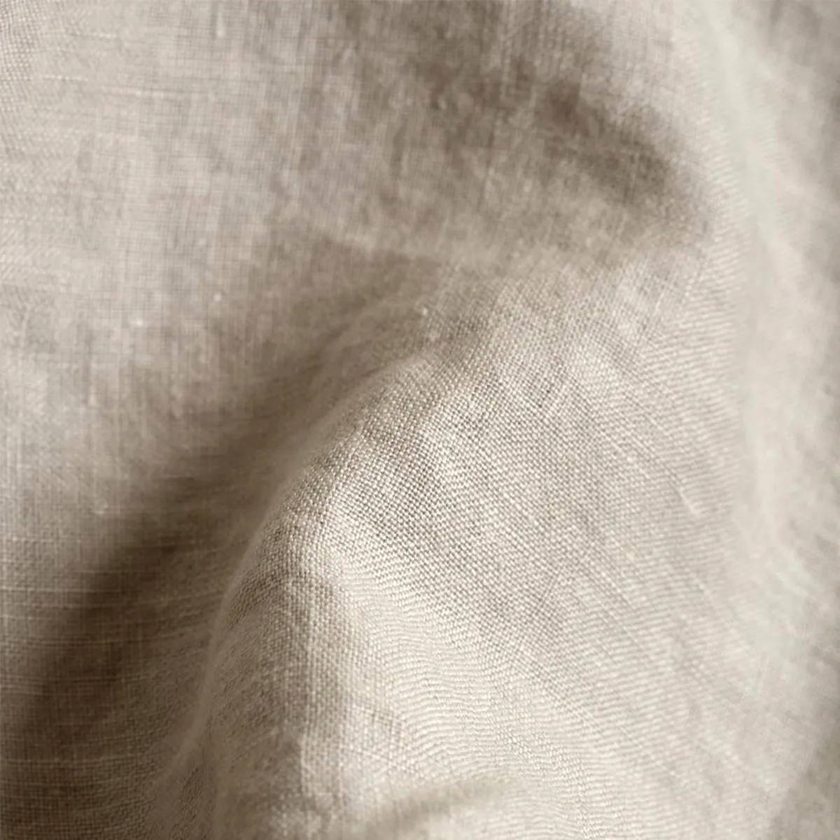 Oatmeal Linen Blend Fitted Sheet