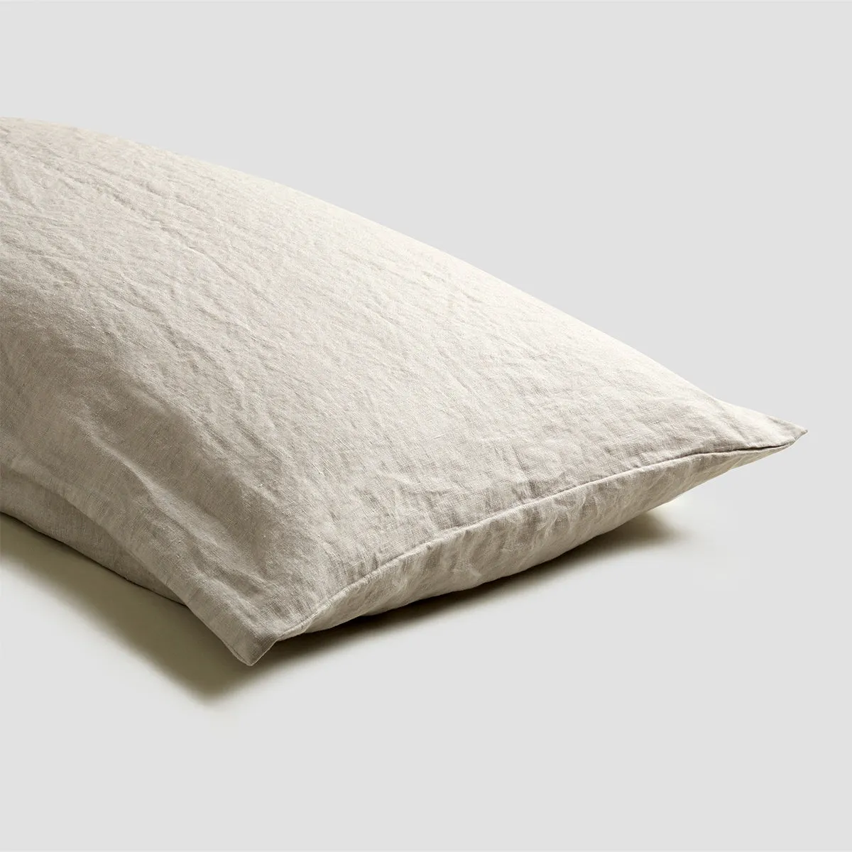 Oatmeal Linen Blend Pillowcase (Pair)