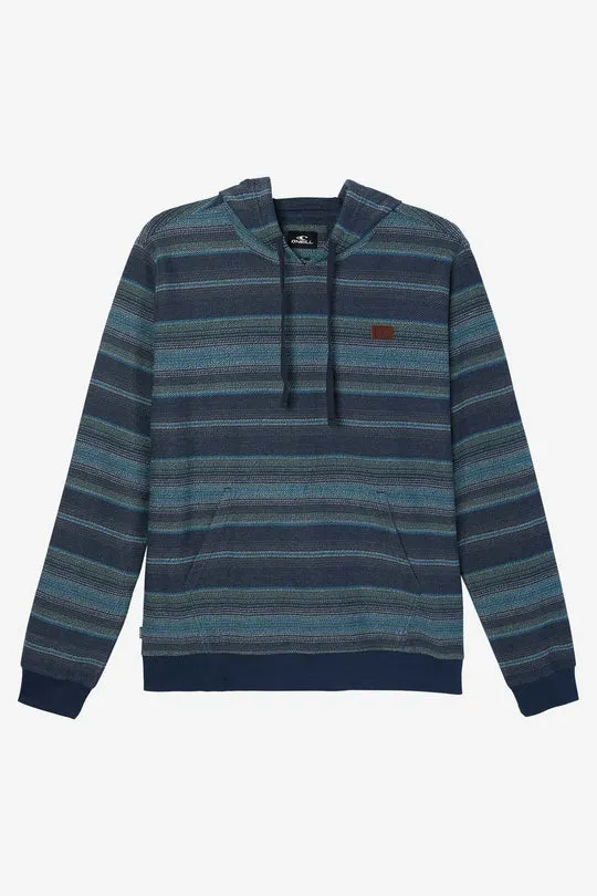 O'Neill Bavaro Stripe Pullover Sweatshirt-Navy