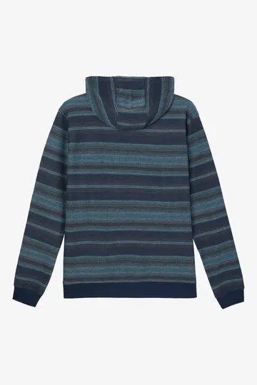 O'Neill Bavaro Stripe Pullover Sweatshirt-Navy