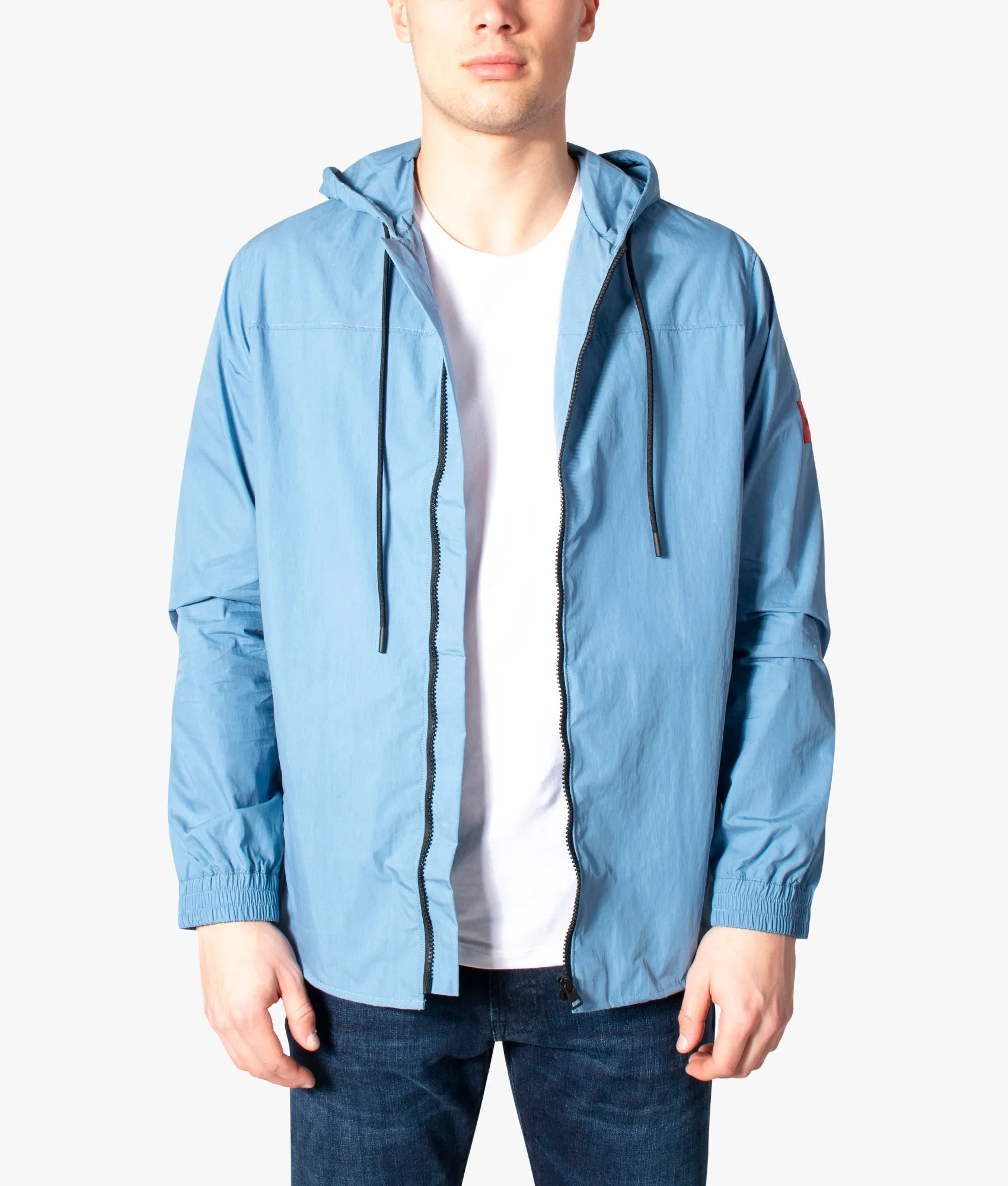 Oversized Ebindo Zip Through Windbreaker Jacket