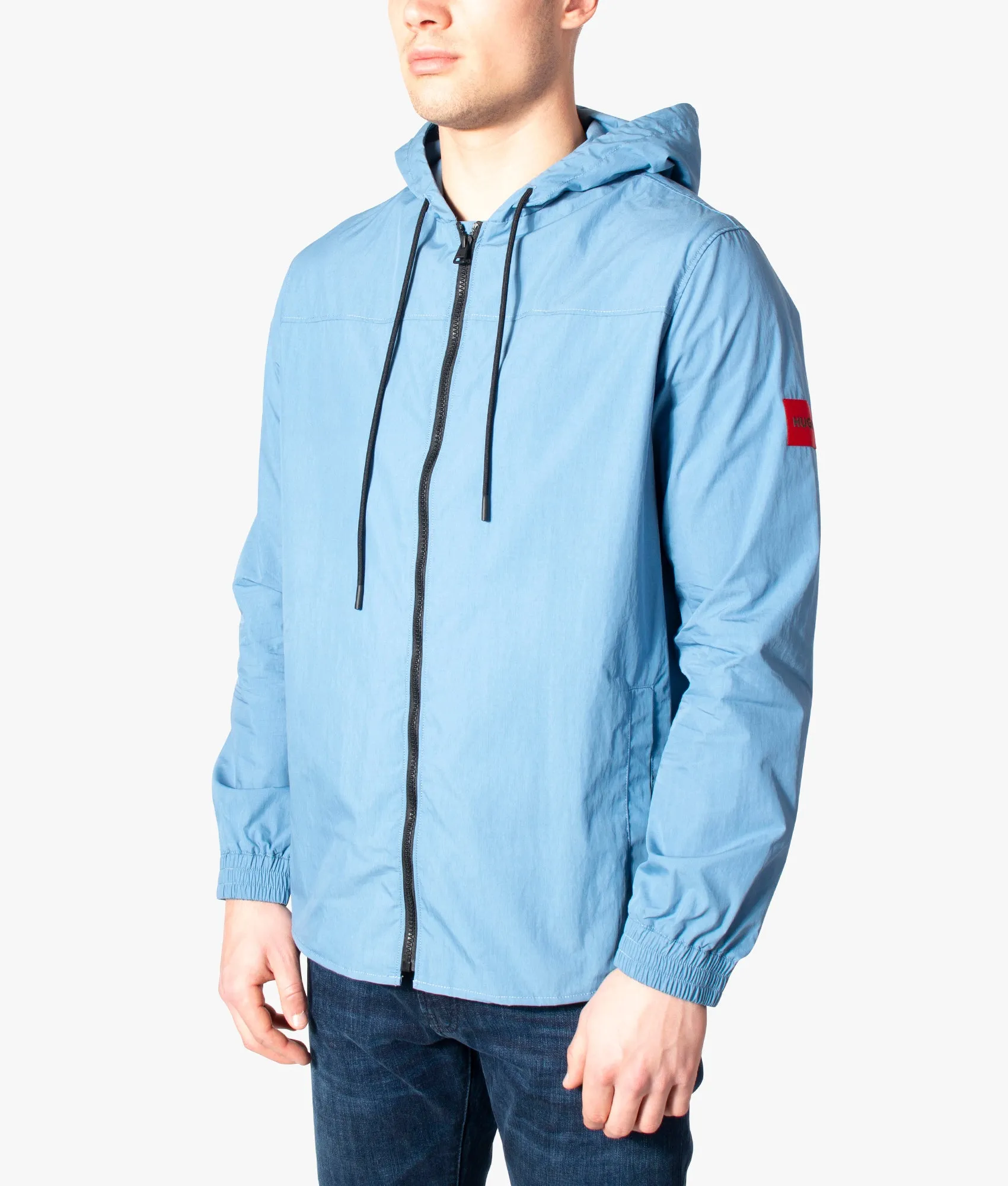 Oversized Ebindo Zip Through Windbreaker Jacket