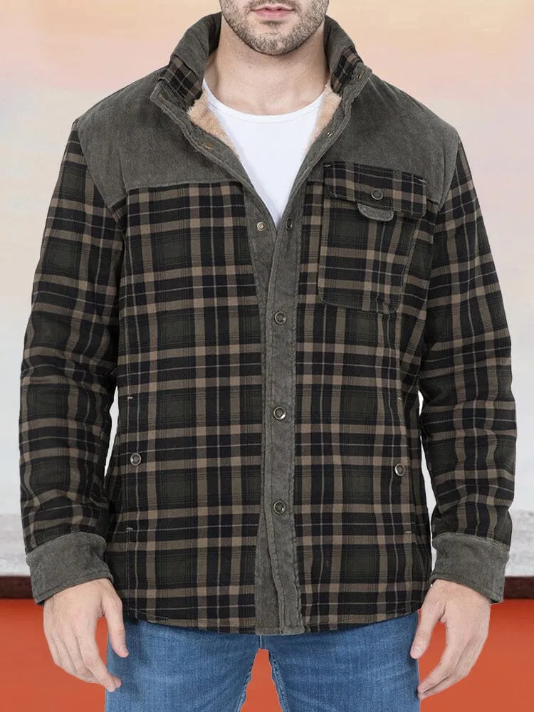 Padded Warm Cotton Flannelette Jacket