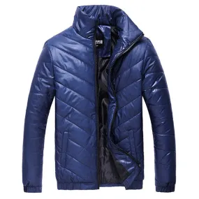 Plus Size Winter Fashion Windproof Thicken Warm Slim Padded Jacket for Men