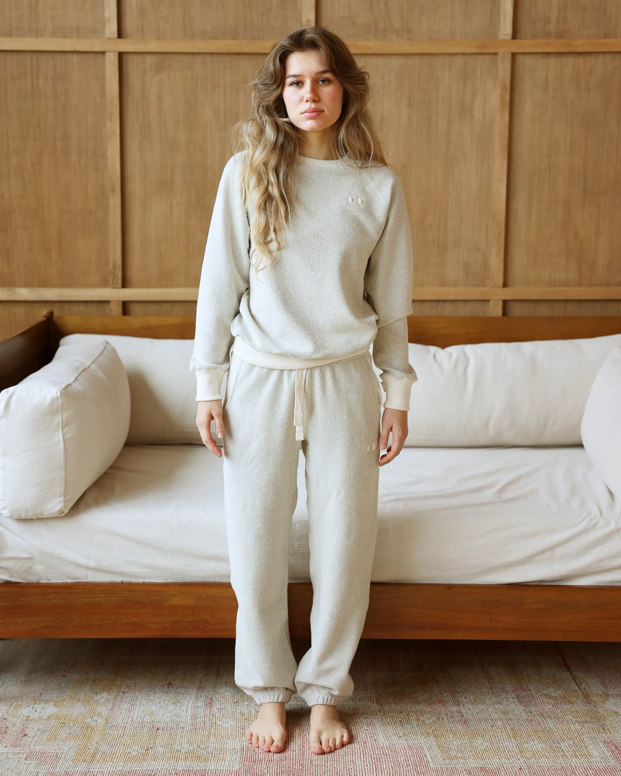 Reverse Relaxed French Terry Sweatpant Natural - Unisex