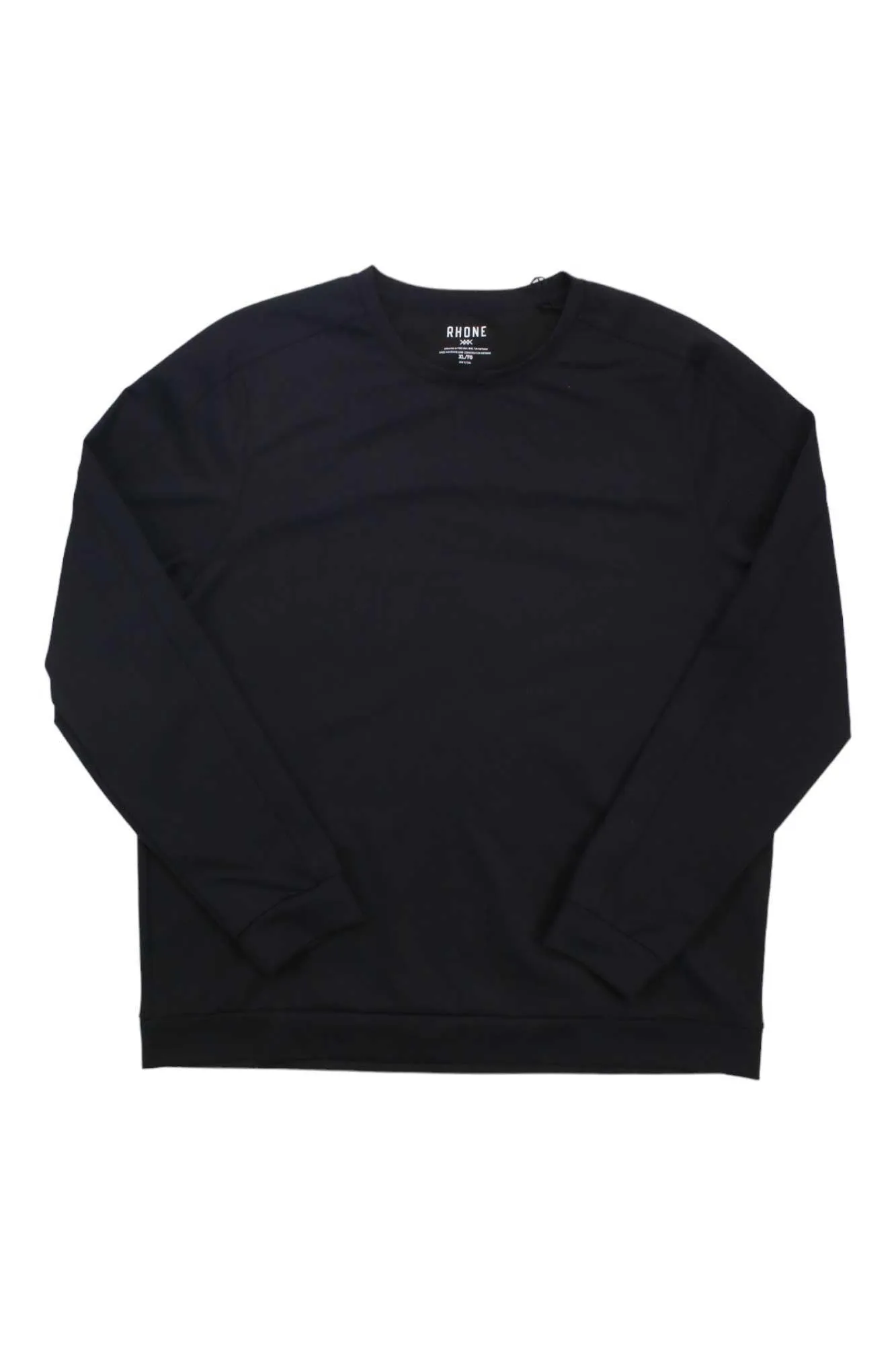 Rhone Mens Spar Notch Crewneck Top