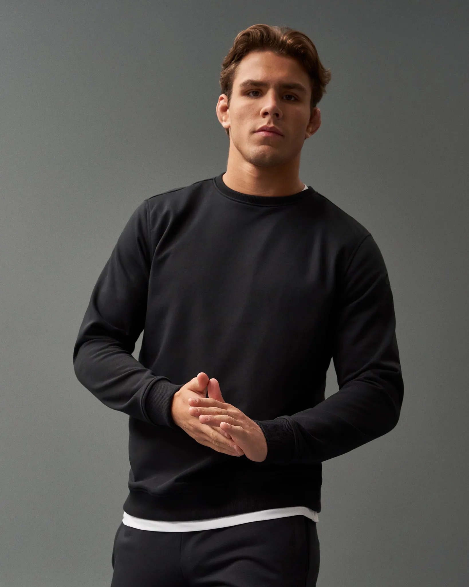 RUDIS Elite Terry Crewneck - Black