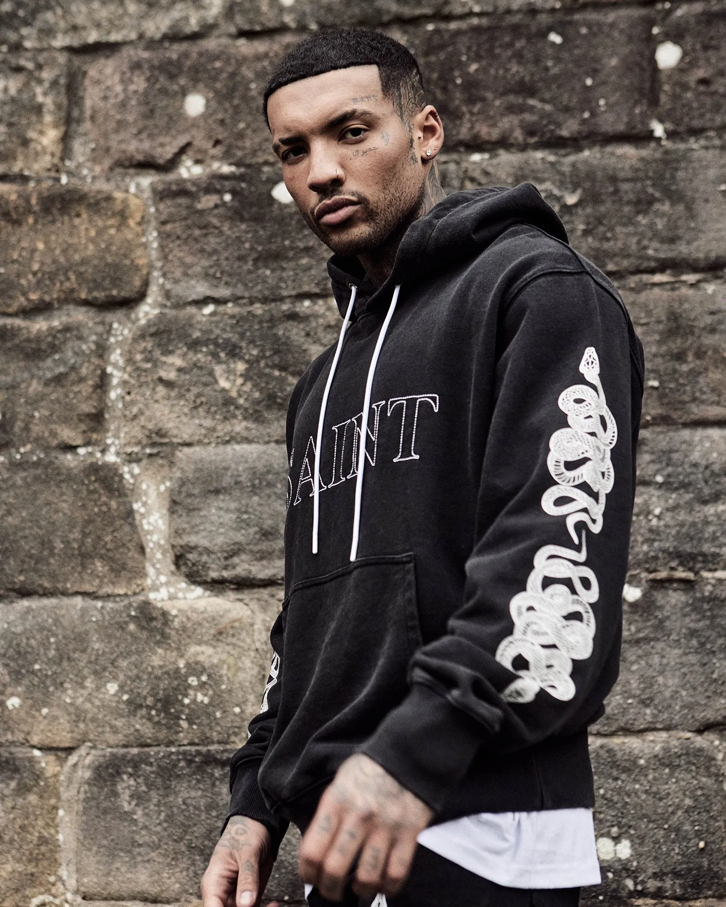 Saint Morta Death Adder Hoodie Black