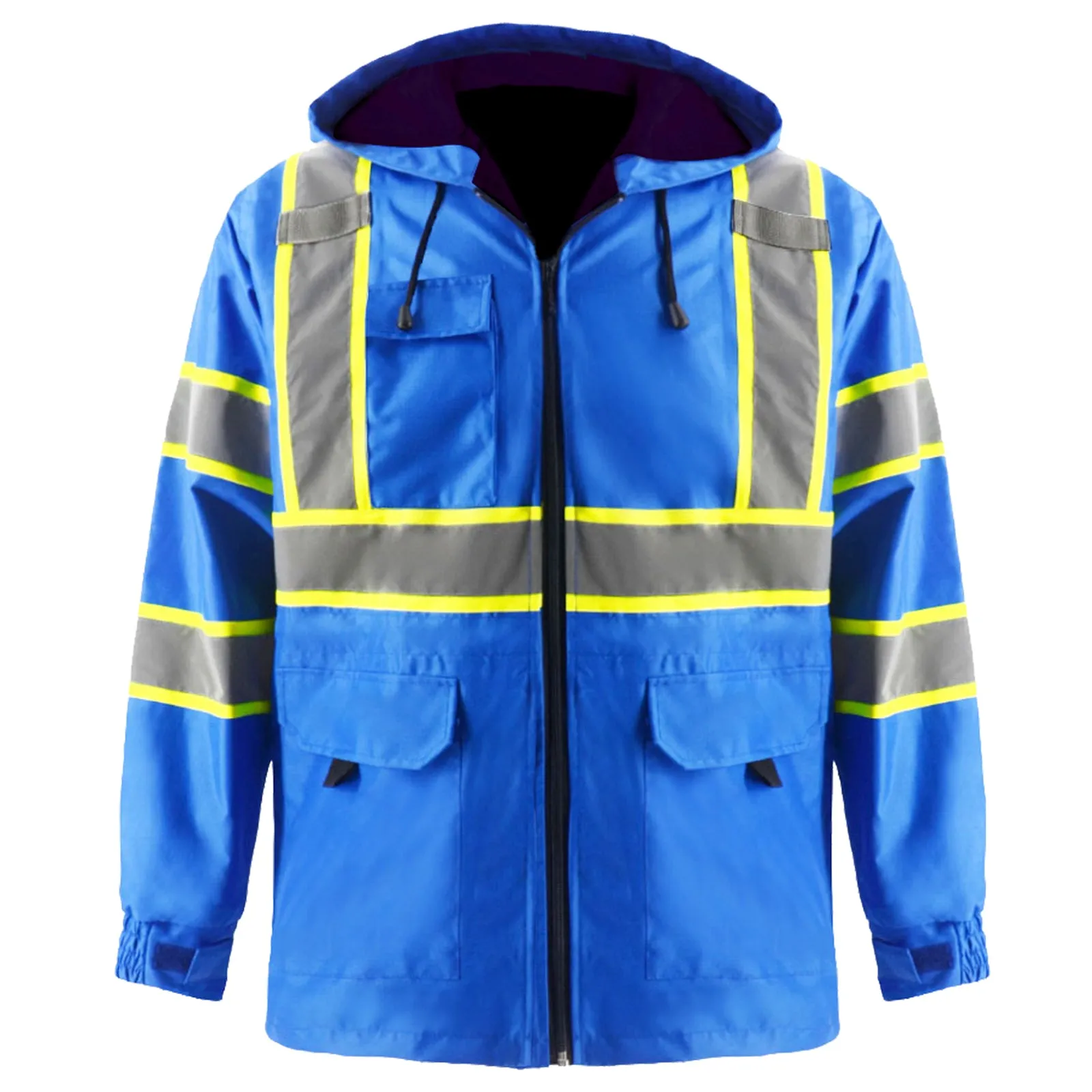 SMASYS Pink High Visibility Winter Safety Jackets for Women Construction Jackets for Men Mesh Fleece Inside