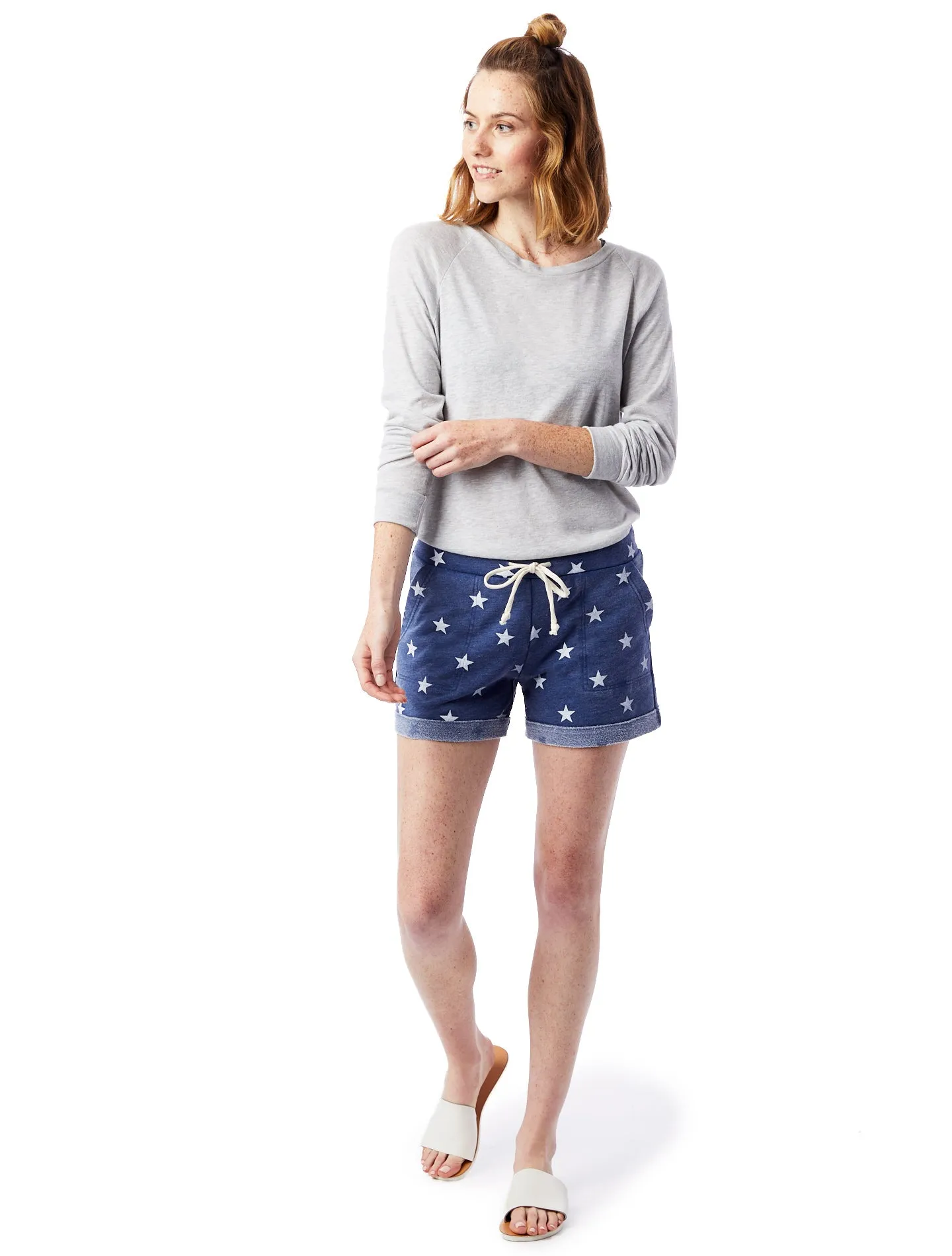 The Daisies French Terry Shorts – Patriot Prints