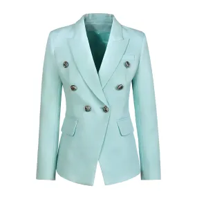 The Priscilla Slim Fit Blazer - Mint