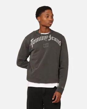 Tommy Jeans Relaxed Grunge Arch Crewneck Black