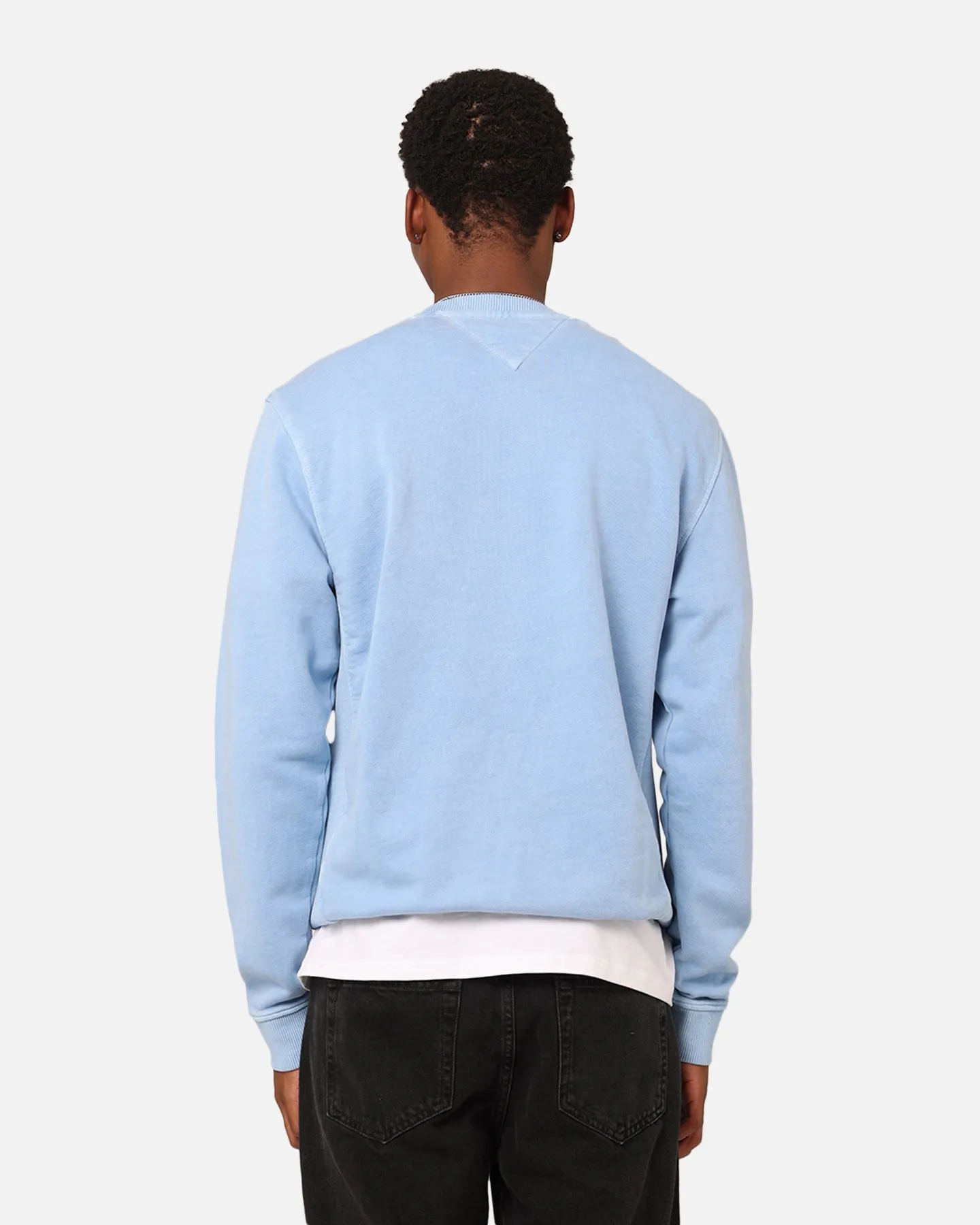 Tommy Jeans Relaxed Grunge Arch Crewneck Chambray Blue