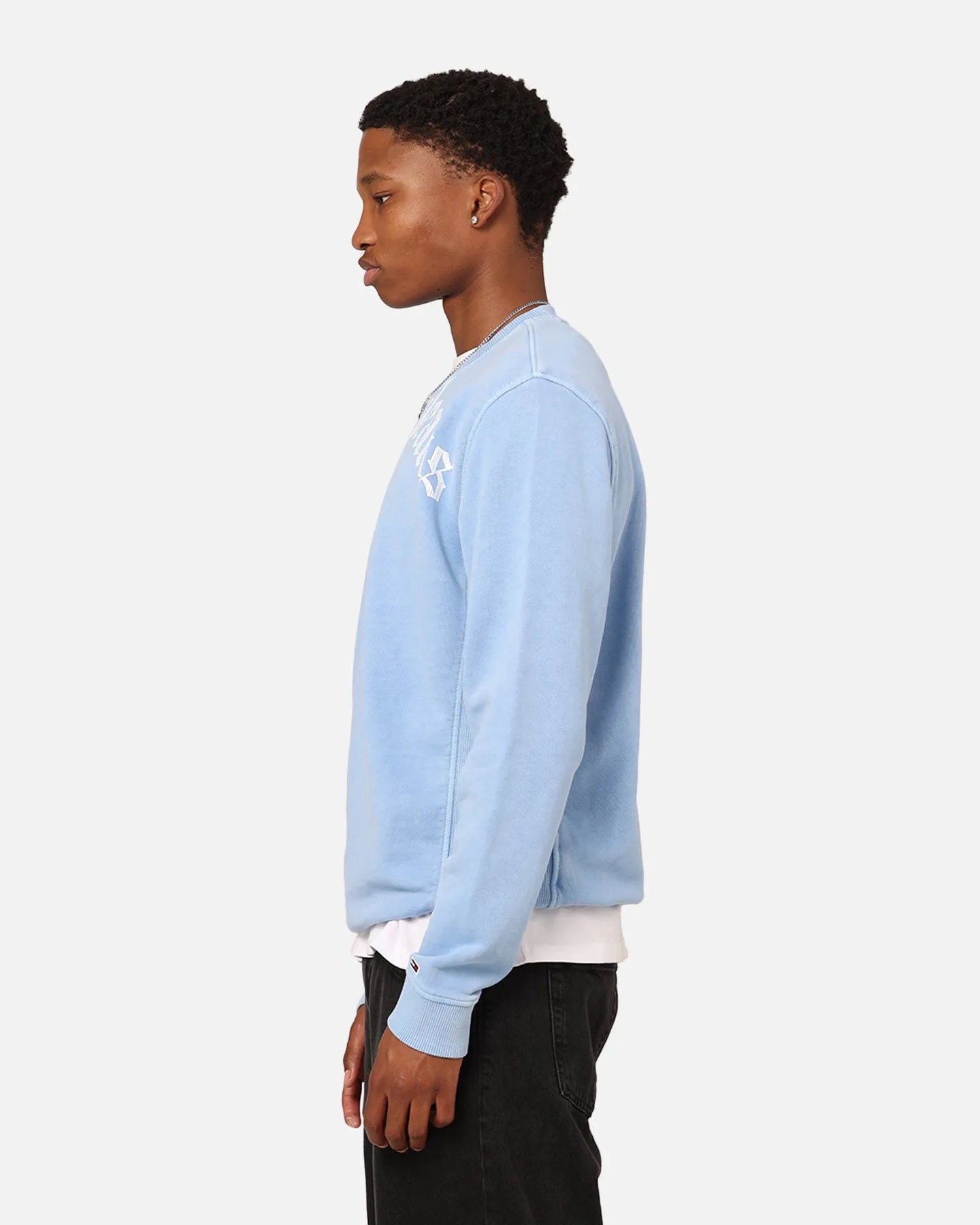 Tommy Jeans Relaxed Grunge Arch Crewneck Chambray Blue