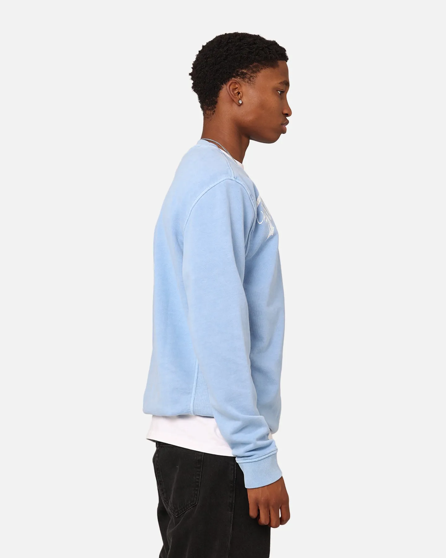 Tommy Jeans Relaxed Grunge Arch Crewneck Chambray Blue