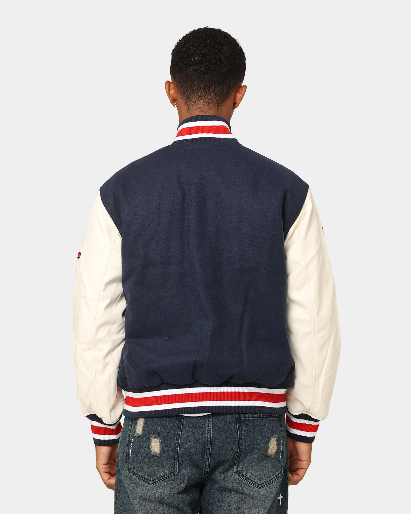 Tommy Jeans TJM Collegiate Letterman Jacket Twilight Navy