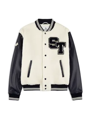 Toppa Varsity Bomber- Gardenia