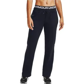 Under Armour Fleece Branded Womens Track Pants - Black