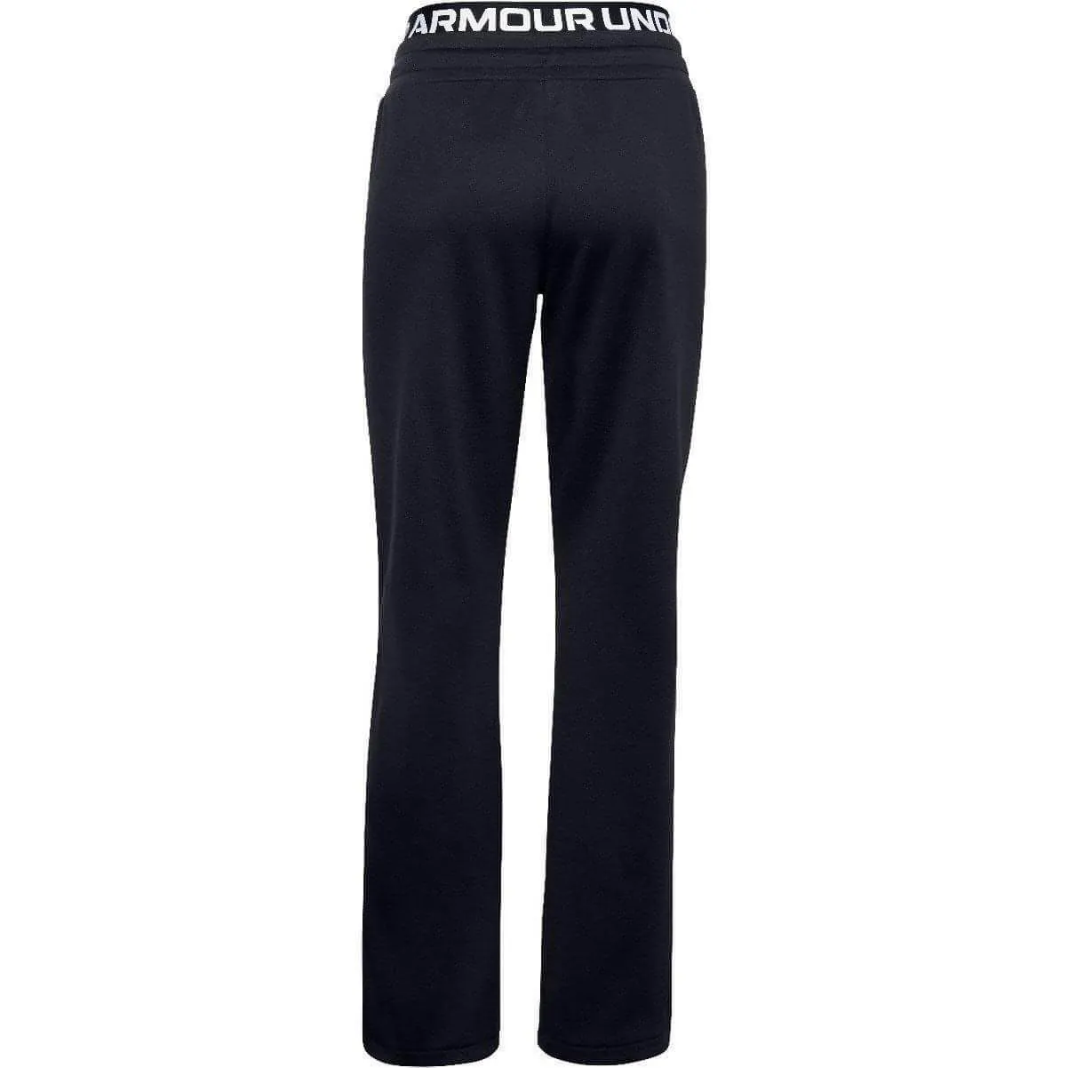 Under Armour Fleece Branded Womens Track Pants - Black