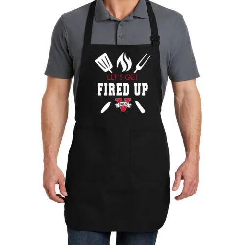 Valdosta State University Blazers Text With Mascot Grilling Apron