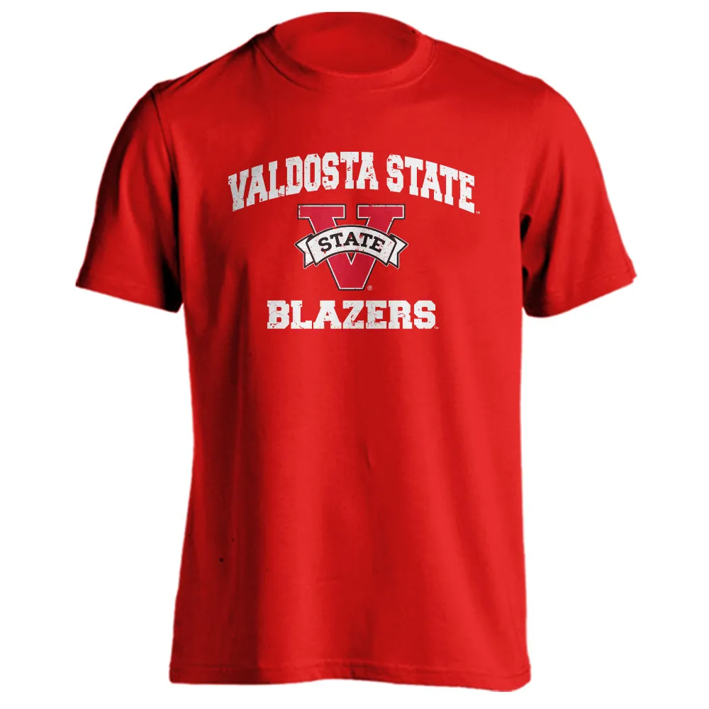 Valdosta State University VSU Blazers Distressed Retro Logo Short Sleeve T-Shirt