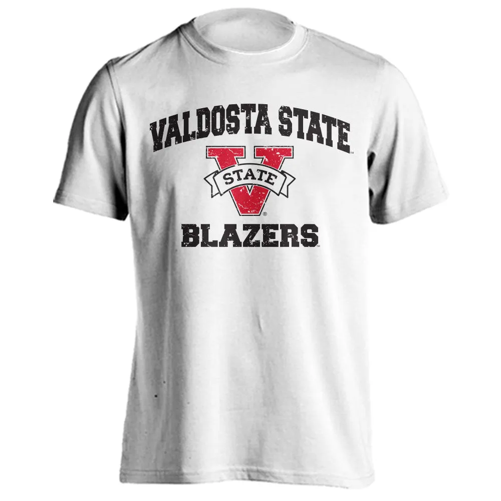 Valdosta State University VSU Blazers Distressed Retro Logo Short Sleeve T-Shirt