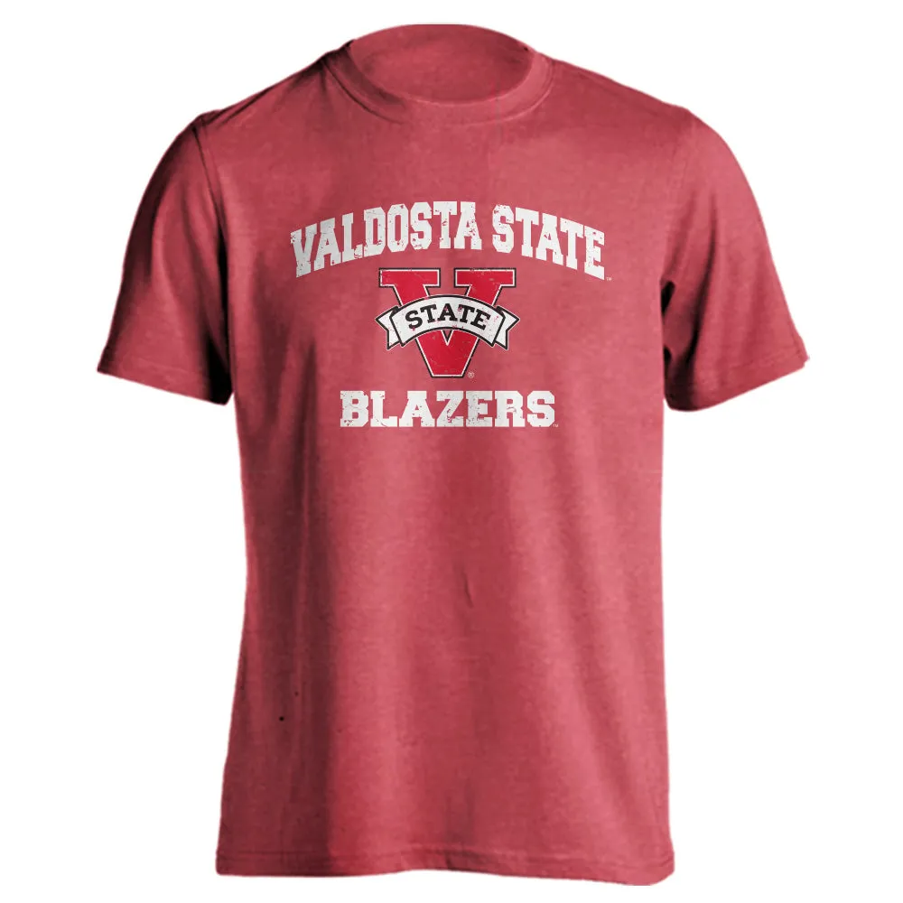 Valdosta State University VSU Blazers Distressed Retro Logo Short Sleeve T-Shirt