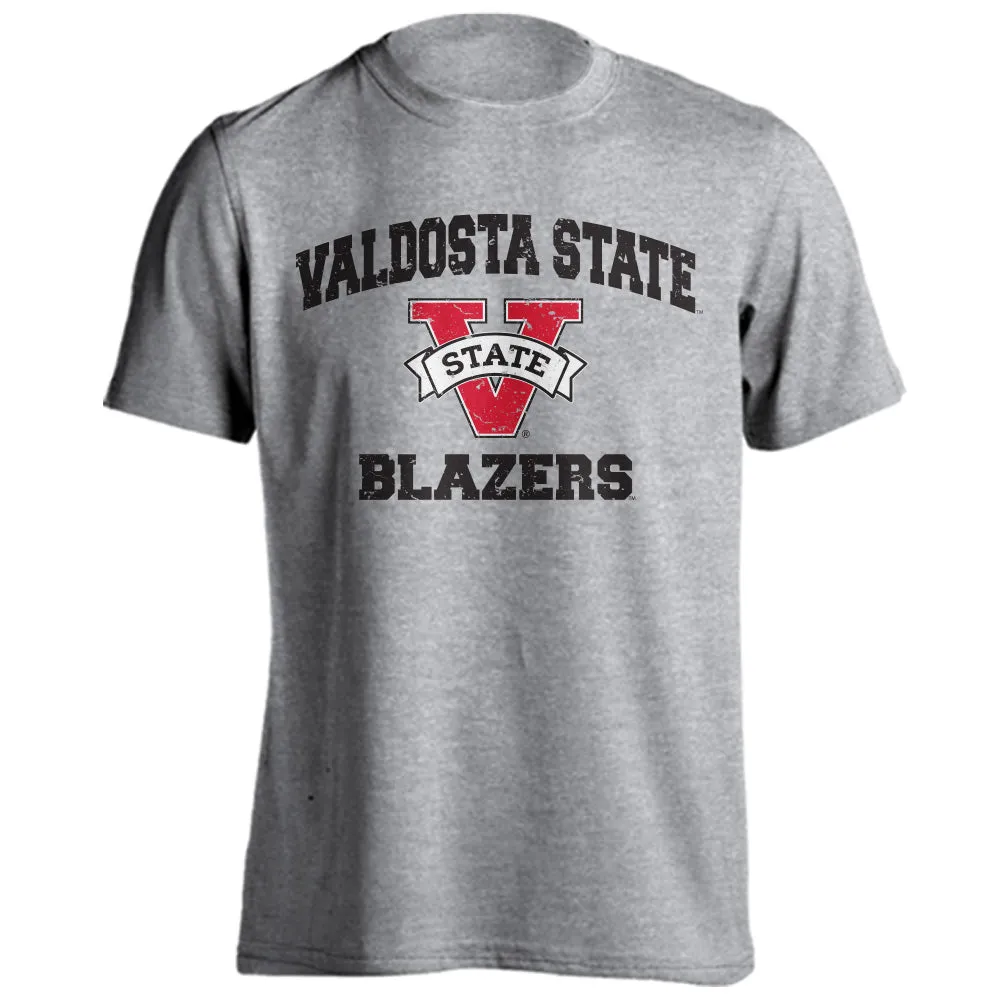 Valdosta State University VSU Blazers Distressed Retro Logo Short Sleeve T-Shirt