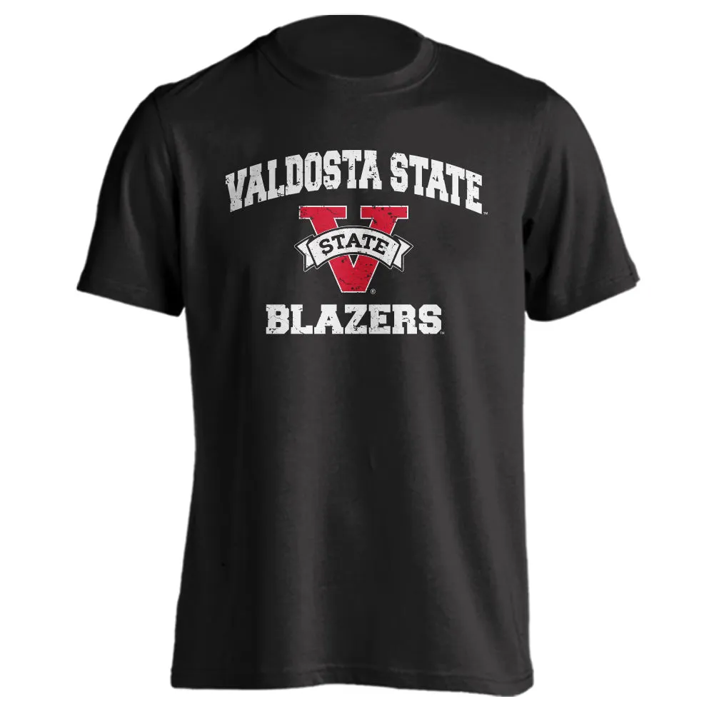 Valdosta State University VSU Blazers Distressed Retro Logo Short Sleeve T-Shirt