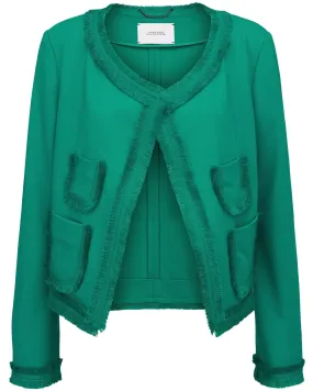 Vibrant Green Emotional Essence Jacket