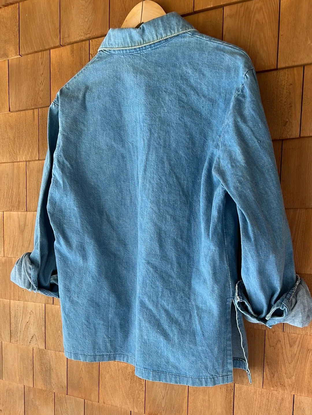 Vintage Denim Pop Over Shirt