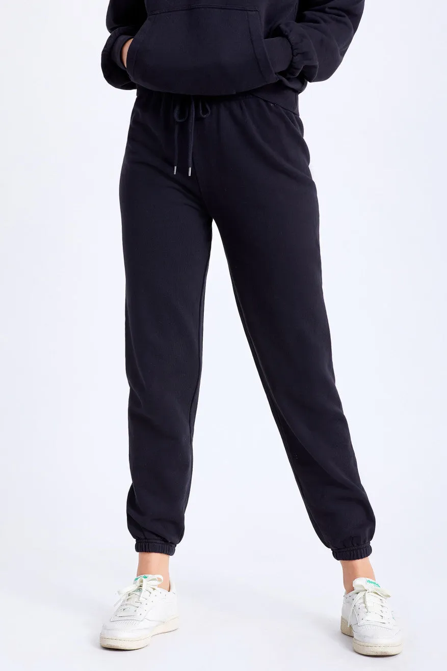 Vintage French Terry Dye Sweatpant - Black