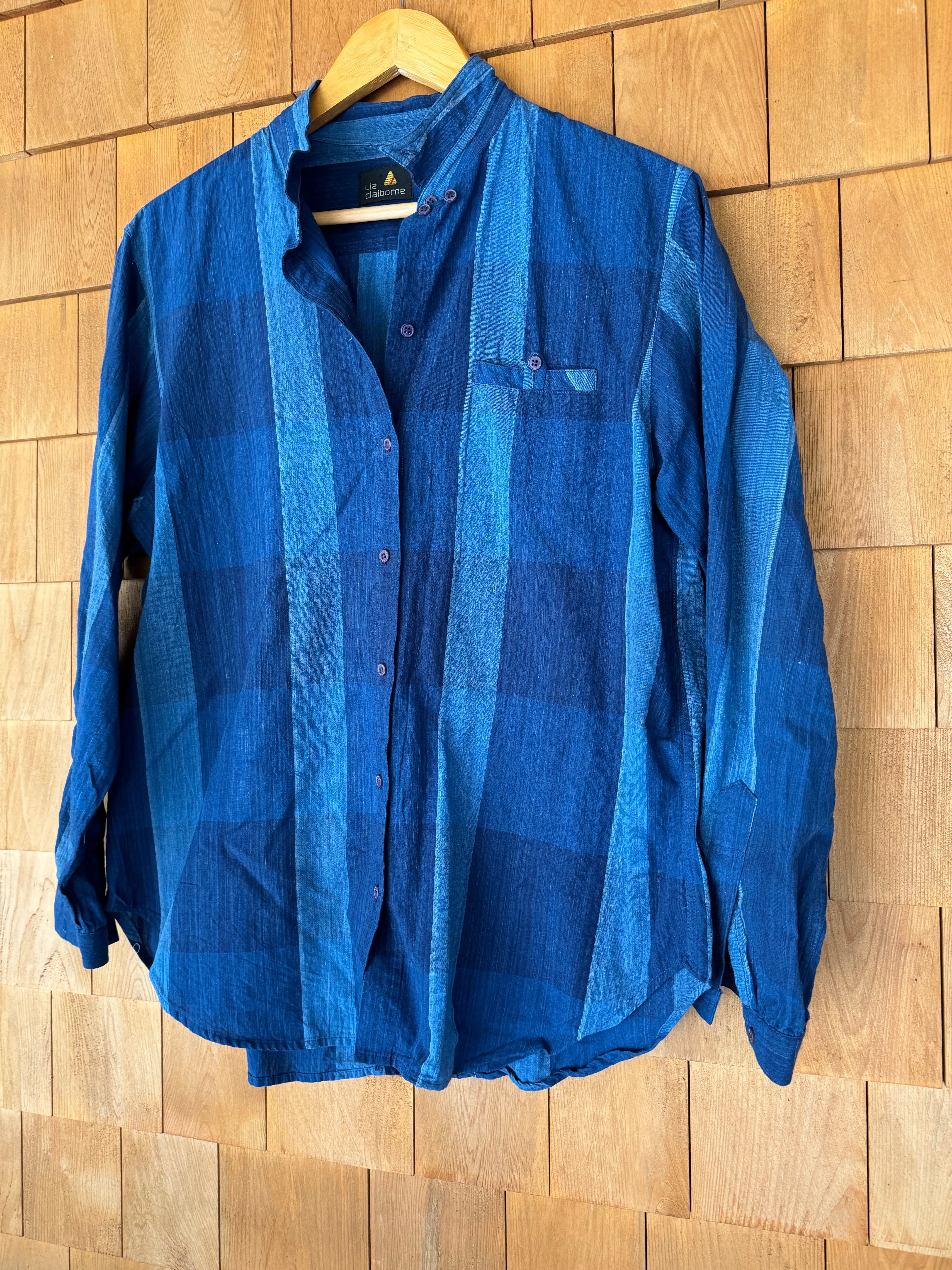 Vintage Super Soft Plaid Shirt - Blue   Blue