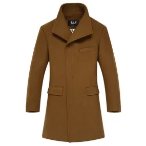 Winter Warm Woolen Trench Coat